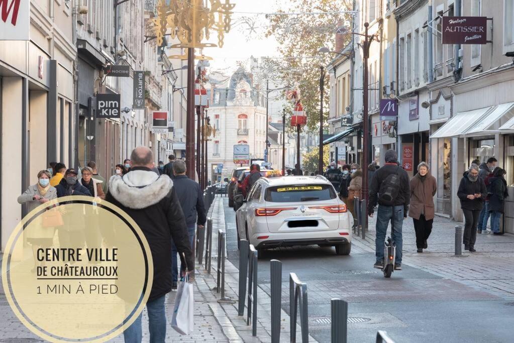 Le Petit Martial - Coeur De Ville,Refait A Neuf,Tout Equipe, Parking Châteauroux Esterno foto
